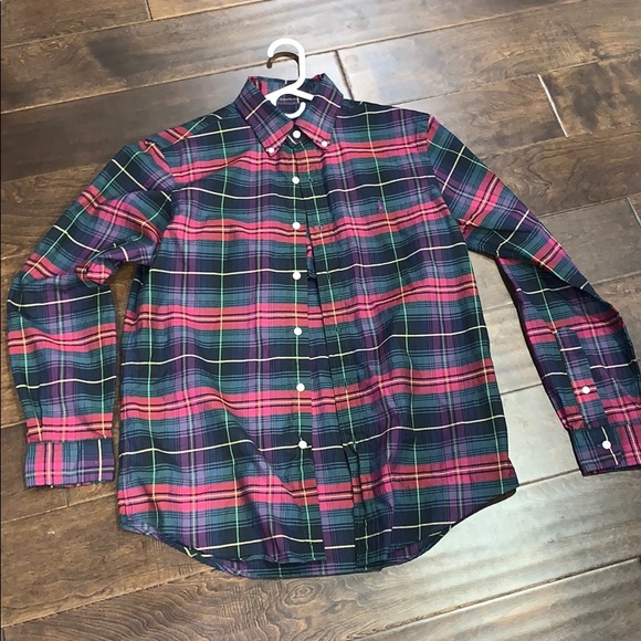 NWOT Ralph Lauren Button Down Plaid Shirt - Picture 1 of 4